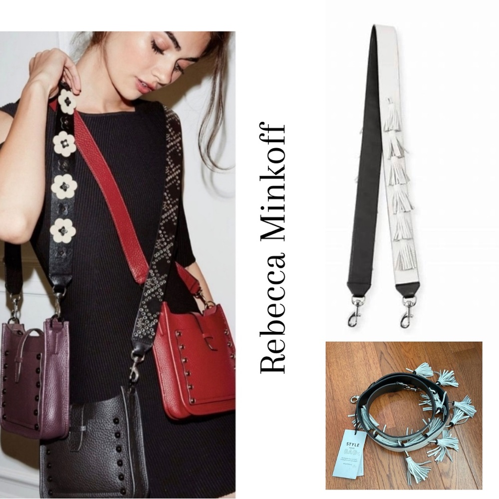 Rebecca Minkoff Sofia Tassel Leather Guitar Purse Strap